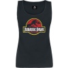 Jurassic Park Classic Logo Dámský top černá - Merchstore.cz