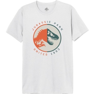 Jurassic Park United 1993 Tričko bílá - Merchstore.cz