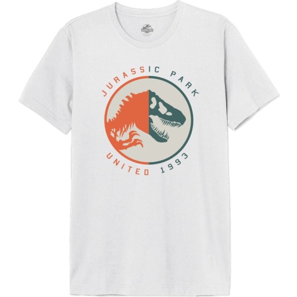 Jurassic Park United 1993 Tričko bílá - Merchstore.cz