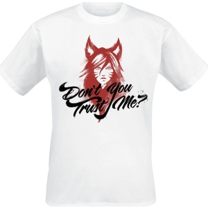 League Of Legends Ahri - Don't You Trust Me? Tričko bílá - Merchstore.cz