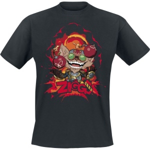 League Of Legends Ziggs Tričko černá - Merchstore.cz