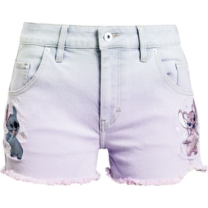Lilo & Stitch Stitch & Angel Dámské šortky džínová - Merchstore.cz