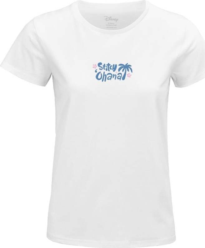 Lilo & Stitch Stitch Faces Dámské tričko bílá - Merchstore.cz Lilo & Stitch Stitch Faces Dámské tričko bílá - Merchstore.cz