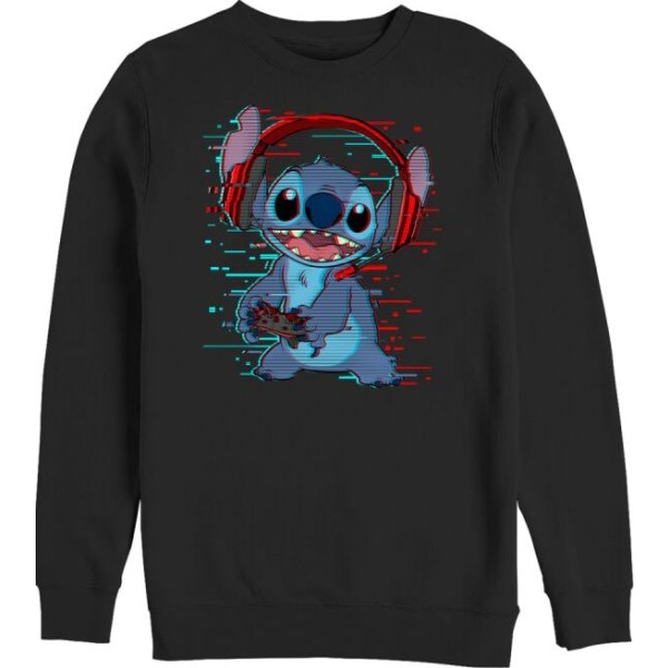 Lilo & Stitch Stitch Games Dámská mikina černá - Merchstore.cz