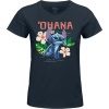 Lilo & Stitch Stitch Ohana Dámské tričko tmavě modrá - Merchstore.cz