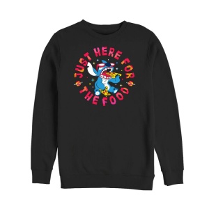 Lilo & Stitch Stitch Pizza Dámská mikina černá - Merchstore.cz