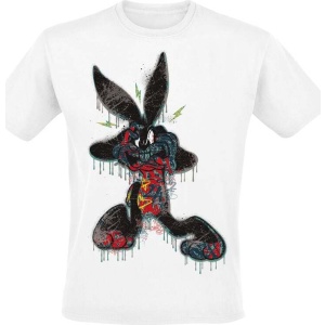 Looney Tunes Bugs Bunny - Dripping Paint Tričko bílá - Merchstore.cz