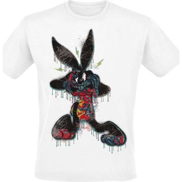 Looney Tunes Bugs Bunny - Dripping Paint Tričko bílá - Merchstore.cz