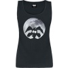 Looney Tunes Coyote - Moonlight Dámský top černá - Merchstore.cz