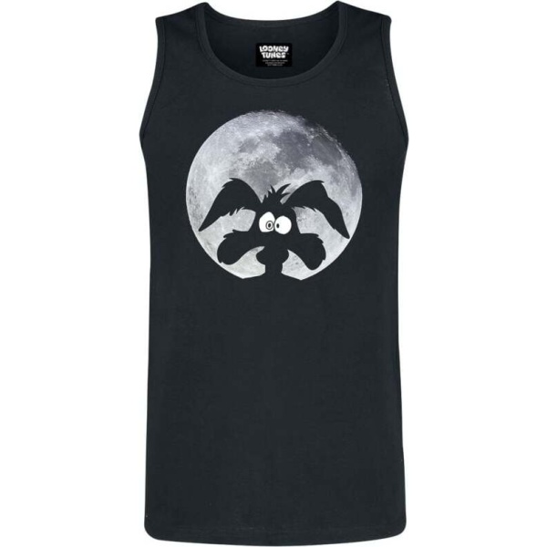 Looney Tunes Coyote - Moonlight Tank top černá - Merchstore.cz