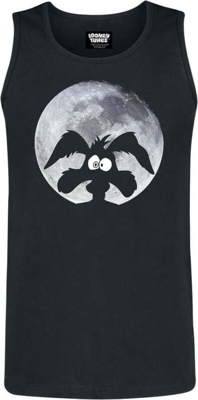 Looney Tunes Coyote - Moonlight Tank top černá - Merchstore.cz Looney Tunes Coyote - Moonlight Tank top černá - Merchstore.cz