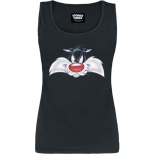 Looney Tunes Sylvester Dámský top černá - Merchstore.cz