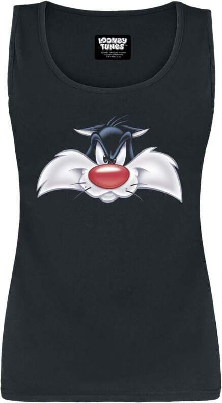 Looney Tunes Sylvester Dámský top černá - Merchstore.cz Looney Tunes Sylvester Dámský top černá - Merchstore.cz