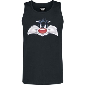 Looney Tunes Sylvester Tank top černá - Merchstore.cz