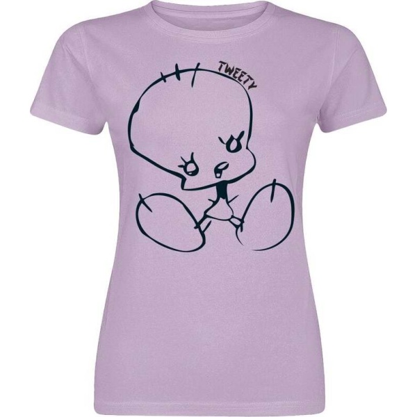 Looney Tunes Tweety - Doodle Dámské tričko šeríková - Merchstore.cz