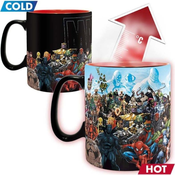 Marvel Hrnek Heroes s potiskem