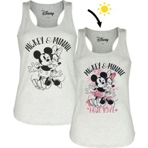 Mickey & Minnie Mouse Minni Maus Dámský top šedá - Merchstore.cz