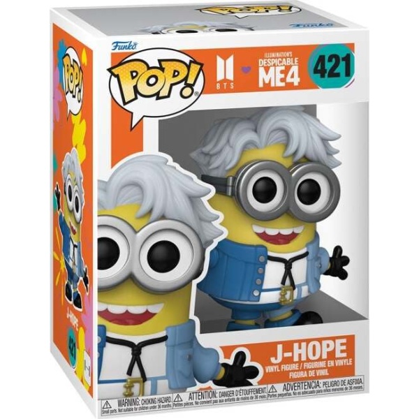 Minions Vinylová figurka č.421 Despicable Me 4 - BTS - J-Hope Sberatelská postava vícebarevný - Merchstore.cz