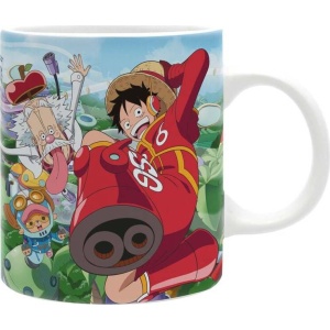 One Piece Luffy & Vegapunk Hrnek vícebarevný - Merchstore.cz