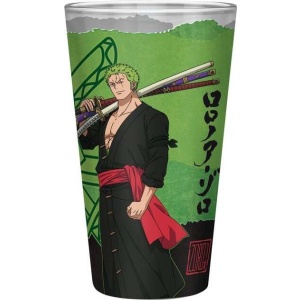 One Piece Zoro sklenicka vícebarevný - Merchstore.cz