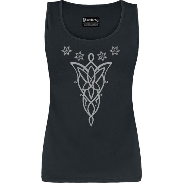 Pán prstenů Abendstern Dámský top černá - Merchstore.cz