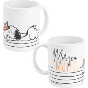 Peanuts Morgenmuffel Hrnek bílá / vícebarevná - Merchstore.cz