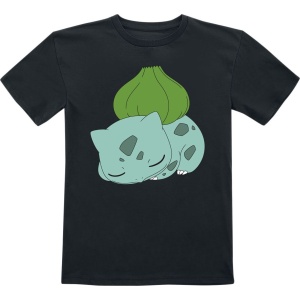 Pokémon Kids - Bisasam - Sleeping detské tricko černá - Merchstore.cz