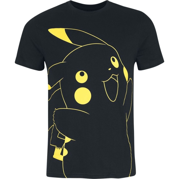 Pokémon Pikachu Tričko černá - Merchstore.cz