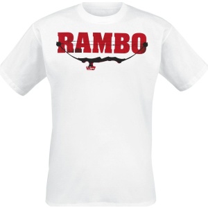 Rambo First Blood Part 2 Tričko bílá - Merchstore.cz
