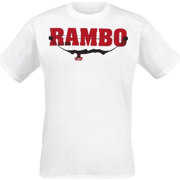 Rambo First Blood Part 2 Tričko bílá - Merchstore.cz