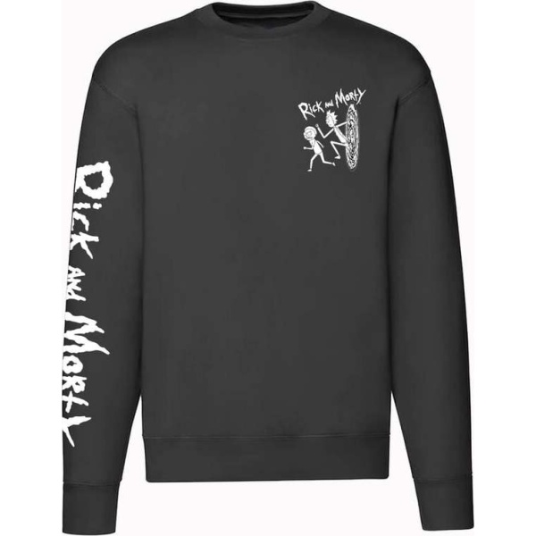 Rick And Morty Get Ready Mikina černá - Merchstore.cz