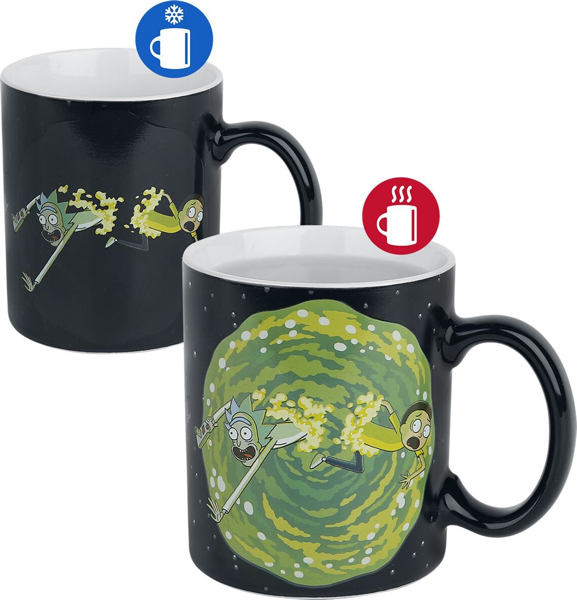 Rick And Morty Hrnek Portal s potiskem Rick And Morty Hrnek Portal s potiskem