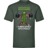 Rick And Morty Into a Pickle Tričko zelená - Merchstore.cz