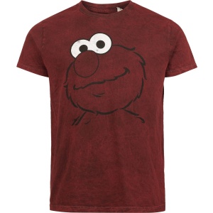 Sesame Street Elmo Charmy Tričko červená - Merchstore.cz