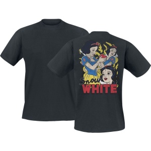 Sněhurka a sedm trpaslíků Homage Tričko černá - Merchstore.cz