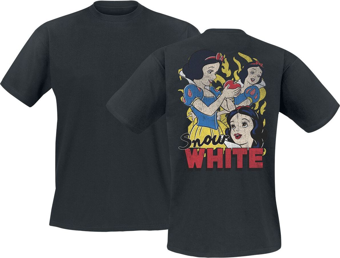 Sněhurka a sedm trpaslíků Homage Tričko černá - Merchstore.cz Sněhurka a sedm trpaslíků Homage Tričko černá - Merchstore.cz