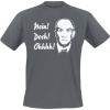 Louis de Funès Nein! Doch! Ohhhh! Tričko tmavě šedá - Merchstore.cz