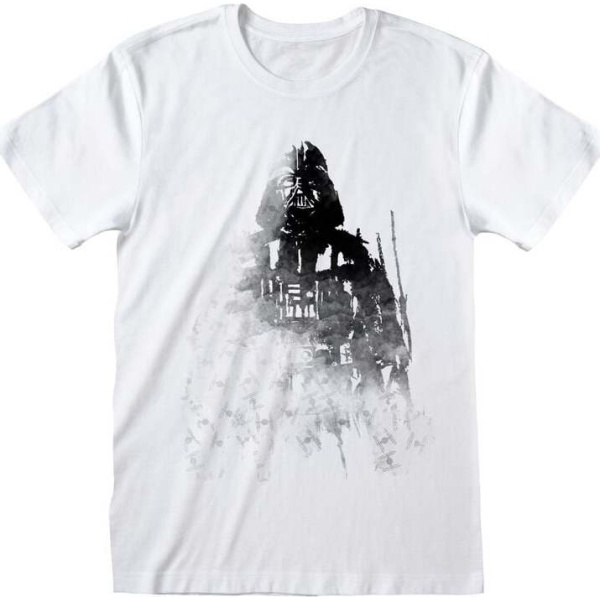 Star Wars Faded Vader Tričko bílá - Merchstore.cz