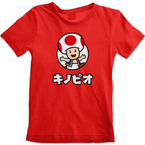 Super Mario Toad Tričko červená - Merchstore.cz