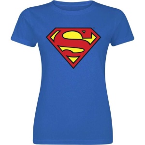 Superman Shield Dámské tričko modrá - Merchstore.cz
