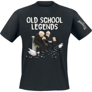 The Muppets Statler und Waldorf - Old School Legends Tričko černá - Merchstore.cz