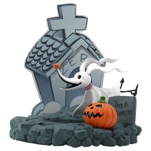 The Nightmare Before Christmas SFC Super Figure Collection - Zero Socha cerná/bílá - Merchstore.cz