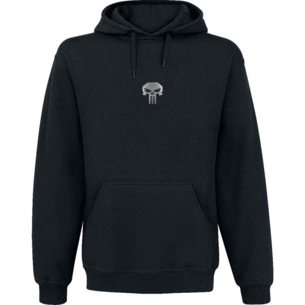 The Punisher Punisher Skull With Metallic Link Mikina s kapucí černá - Merchstore.cz