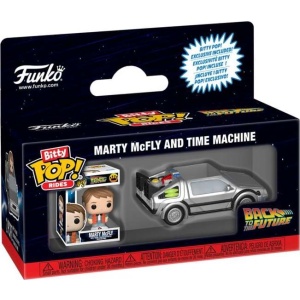 Back To The Future Time Machine (Bitty Pop! Ride) Vinyl Figur Sberatelská postava standard - Merchstore.cz
