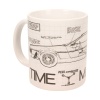 Back To The Future Time Machine Hrnek standard - Merchstore.cz