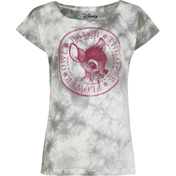 Bambi Bambi Batik Dámské tričko bílá/šedá - Merchstore.cz