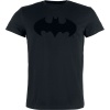 Batman Batman - Logo- Flock Print Tričko černá - Merchstore.cz