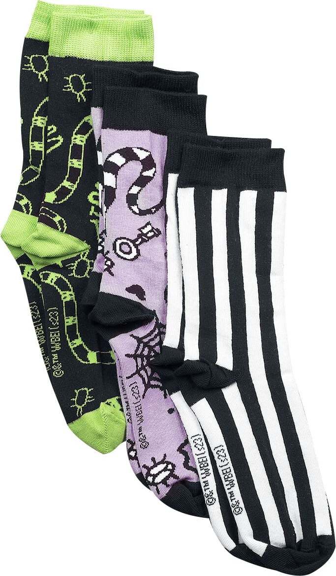 Beetlejuice Beetlejuice Ponožky vícebarevný - Merchstore.cz Beetlejuice Beetlejuice Ponožky vícebarevný - Merchstore.cz