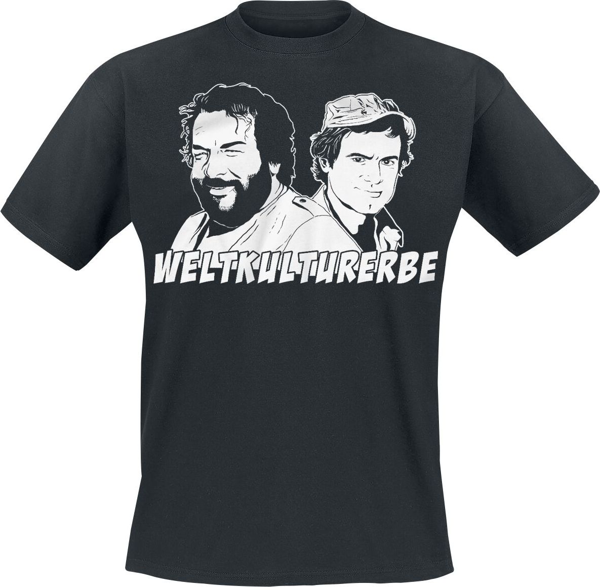 Bud Spencer Weltkulturerbe Tričko černá - Merchstore.cz Bud Spencer Weltkulturerbe Tričko černá - Merchstore.cz