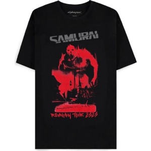 Cyberpunk 2077 - Samurai Reunion Tour 2020 Tričko černá - Merchstore.cz